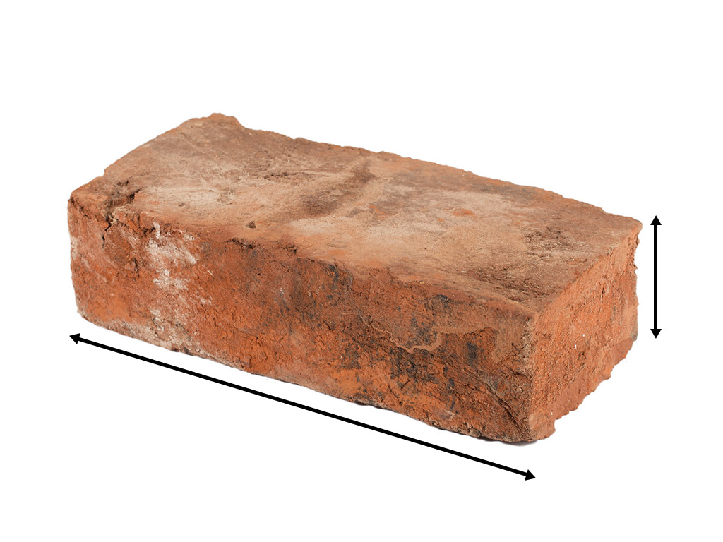 Imperial Bricks Brick Matching - How to measure width and height of a brick.